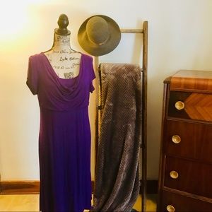 Women’s Merona A-line purple summer dress. Large